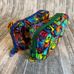 Essential Oil Case Holds 10 Bottles Essential Oil Bag Colorful Cats