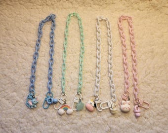 Agere/Littlespace voor volwassenen - acrylketting fopspeenclips (drop #2)