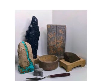 Concrete Sculpting Guide, Direct Digital Download, Instruction Manual, Sculptor's Handbook PDF, Sculpt with Cement,