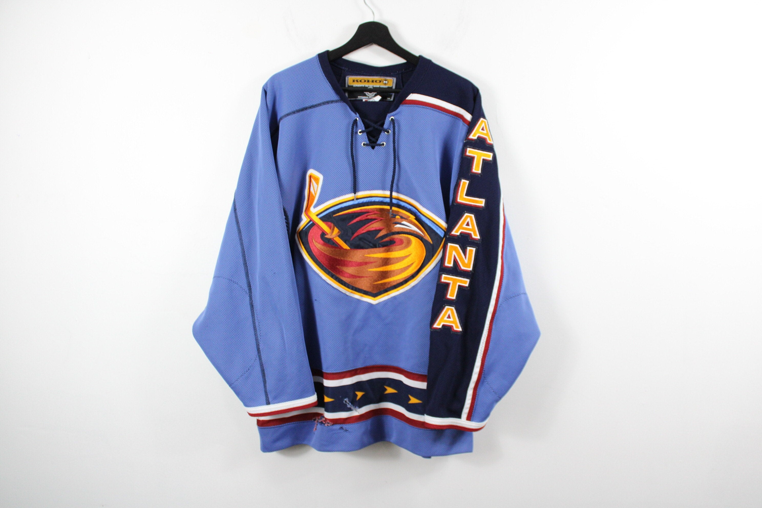 Atlanta Thrashers Jersey Vintage NHL Hockey 1990s Stitched
