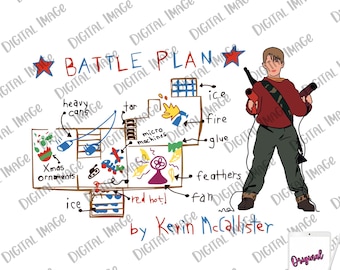 Strijdplan, Kevin, Alleen thuis, Kerstmis, Wet Bandits, vakantie PNG-afbeelding, DTF, sublimatie, shirtidee, stickeridee
