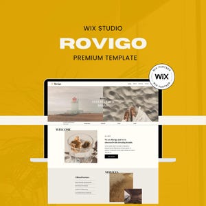 Wix Studio Website Template, Modern Wix Website Theme, Minimalistic Premium Wix Design, Aesthetic Wix Theme, Photographer Website | Rovigo