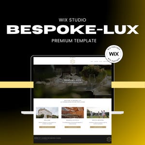 Premium Wix Studio Templates for creatives, entrepreneurs, tech, modern, and trendy businesses |  Responsive Website Template | BESPOKE-LUX