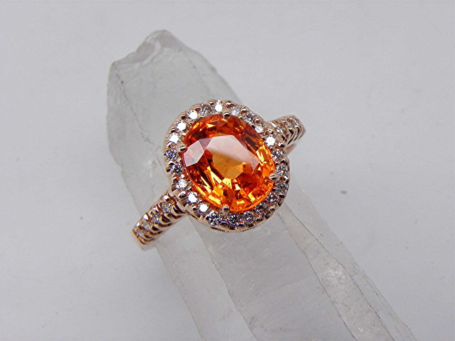 AAAA 2.51 Ct Mandarin Orange Spessartite Garnet 9x7mm Diamond - Etsy