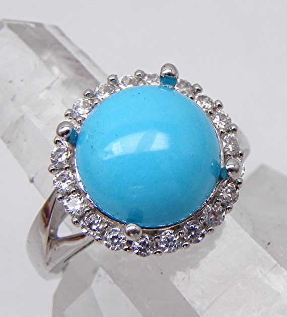 AAAA Untreated Sleeping Beauty Turquoise From Arizona 12mm 6.0