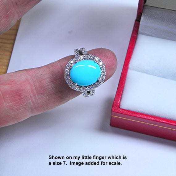 Qvc sleeping beauty store turquoise rings