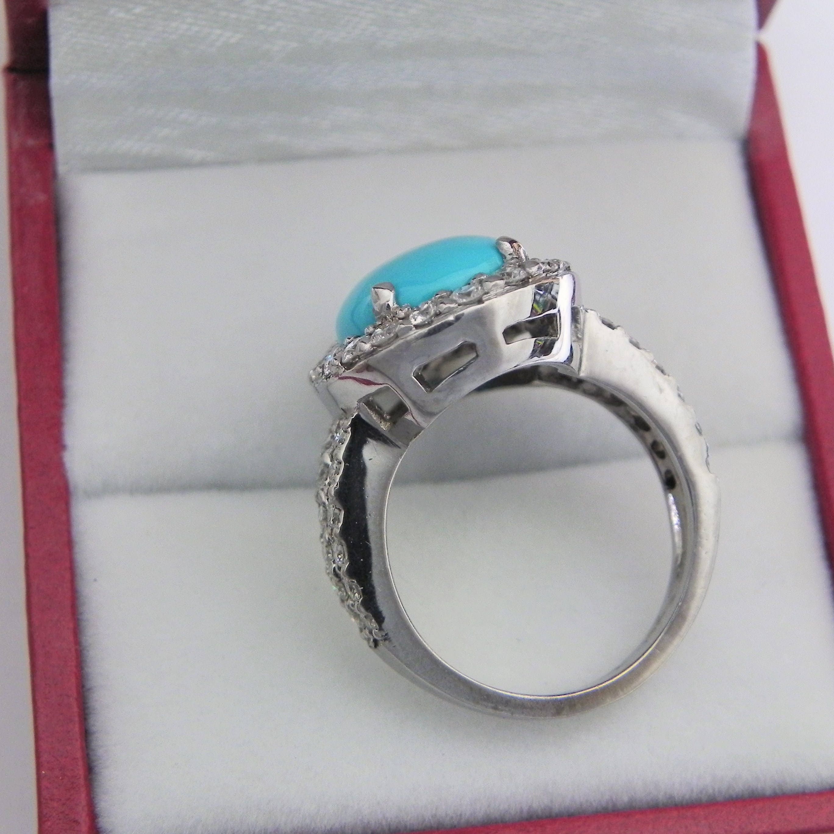 AAAA Sleeping Beauty Turquoise From Arizona Untreated 12x10mm 3.65