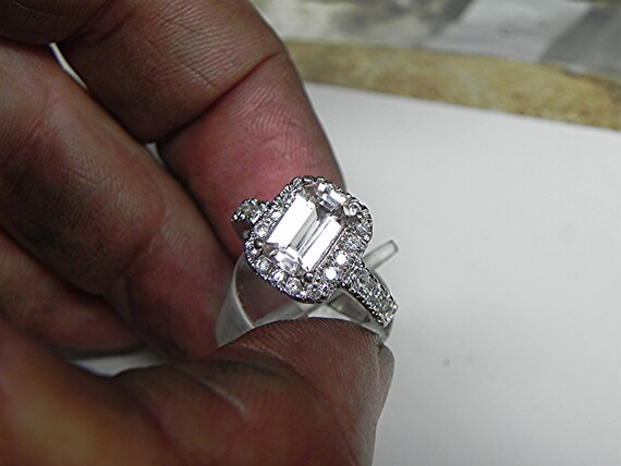 Aaa white on sale sapphire engagement rings