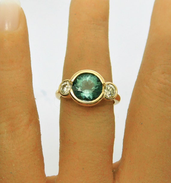 14kt white gold diamond celtic trinity knot engagement ring wedding ring