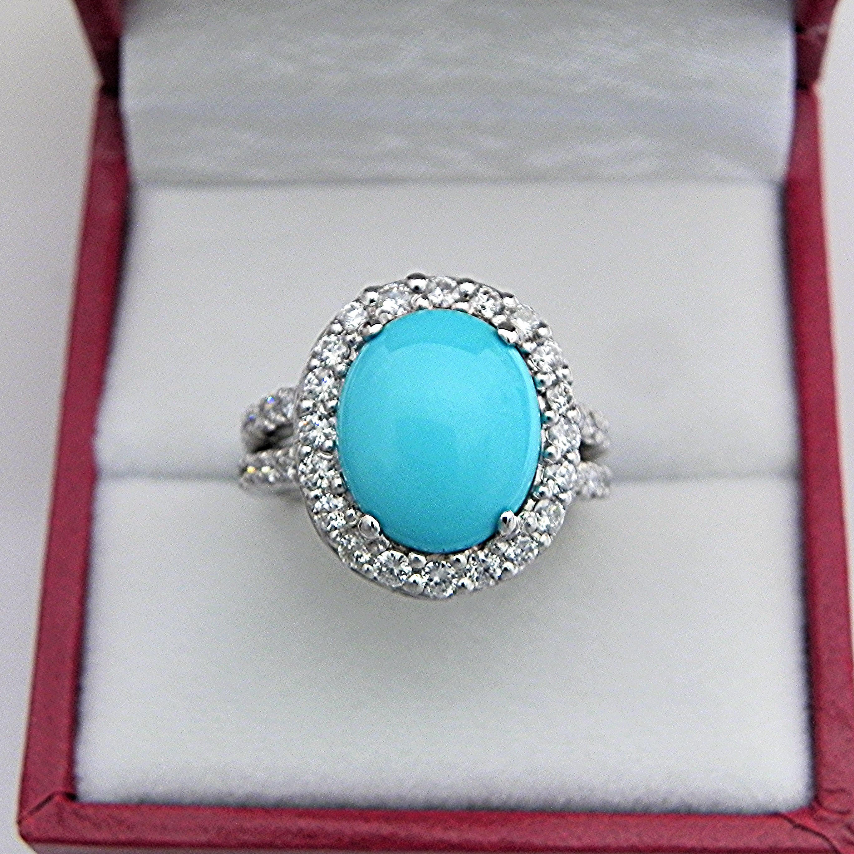 AAAA Sleeping Beauty Turquoise From Arizona Untreated 12x10mm 3.65