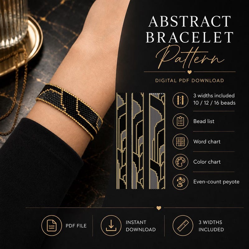 Beads Bracelet Template - Etsy