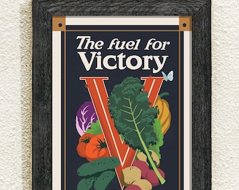 The Fuel for Victory — Poster Print