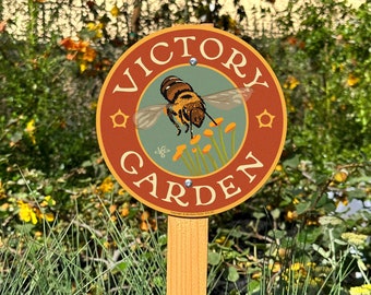 Victory Garden - Native BEE - Garden Sign