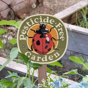 Pesticide Free Garden - Garden Sign