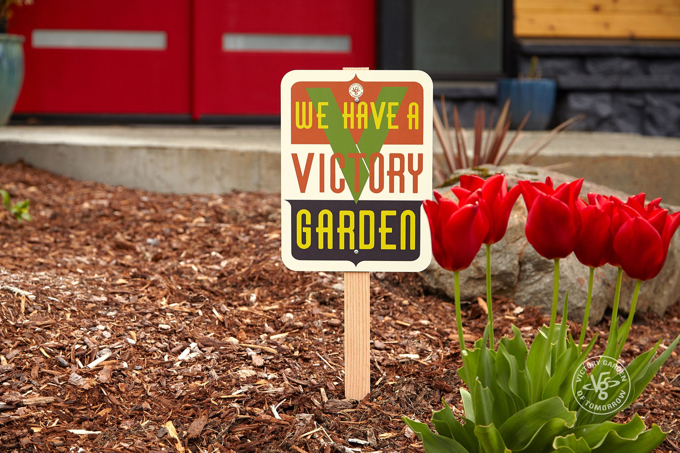We Have a Victory Garden - Garden Sign