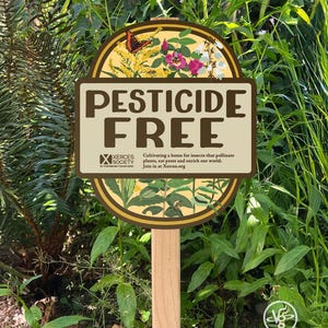 Pesticide Free Yard & Garden Sign from The Xerces Society
