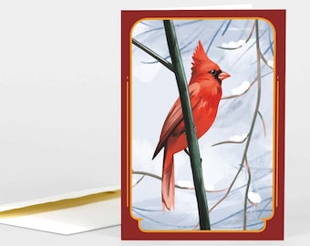 Red Cardinal Greeting Card