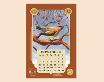 Cultivate Wild Spaces 2024 Monthly Calendar