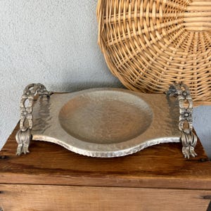 Vintage Rodney Kent hand wrought serving tray