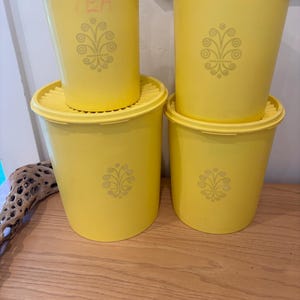 新品 Tupperware ティーキャニスター 5個セット 新品 Tupperware
