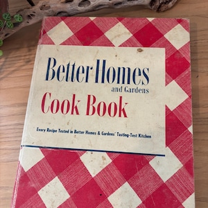 Vintage Better Homes and Gardens Cookbook 1941
