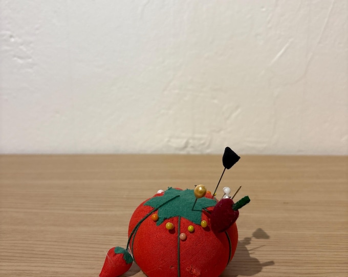Vintage Mini Tomato Pin Cushion - Etsy