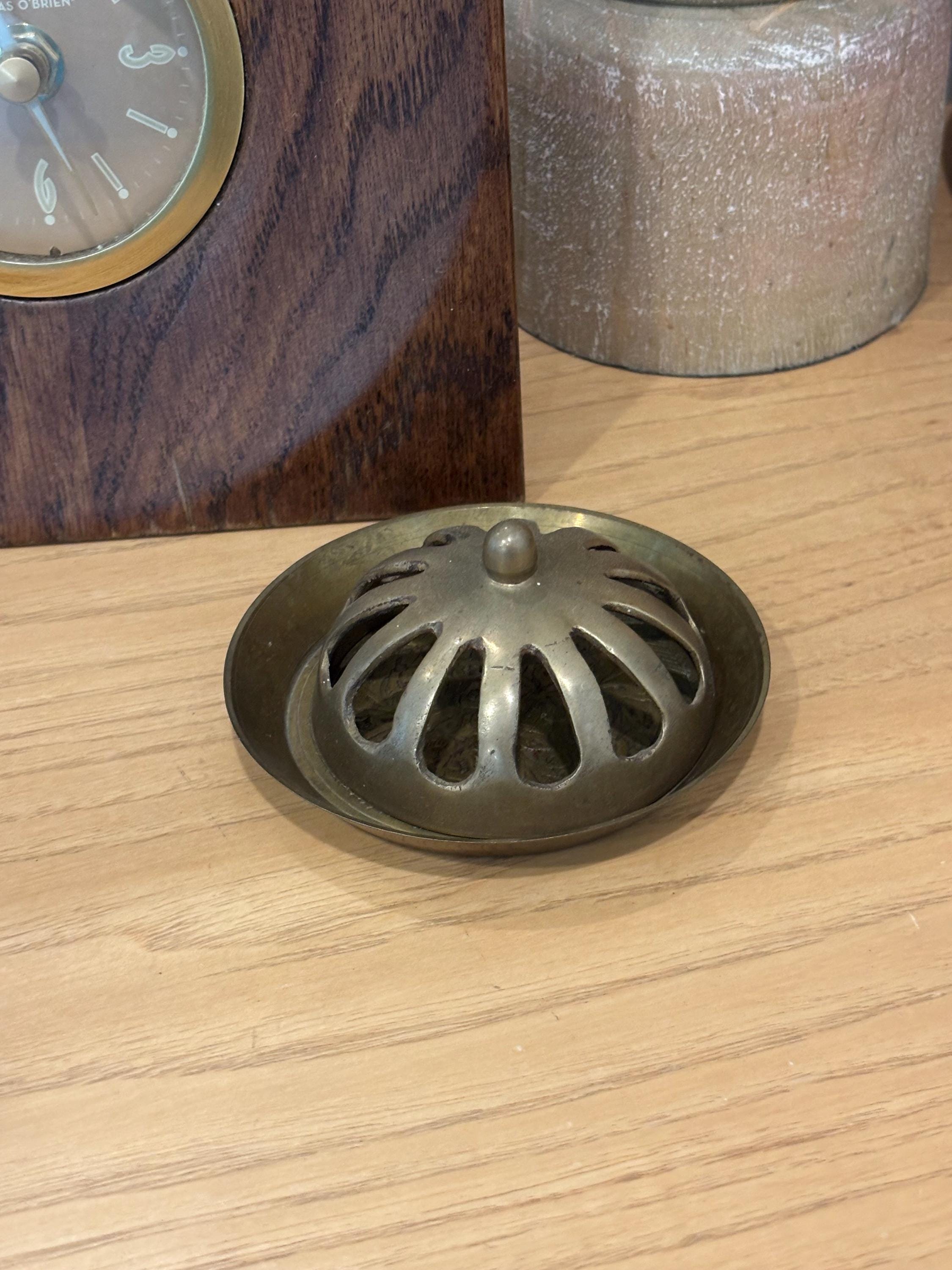Vintage Brass Inscence Holder Burner - Etsy