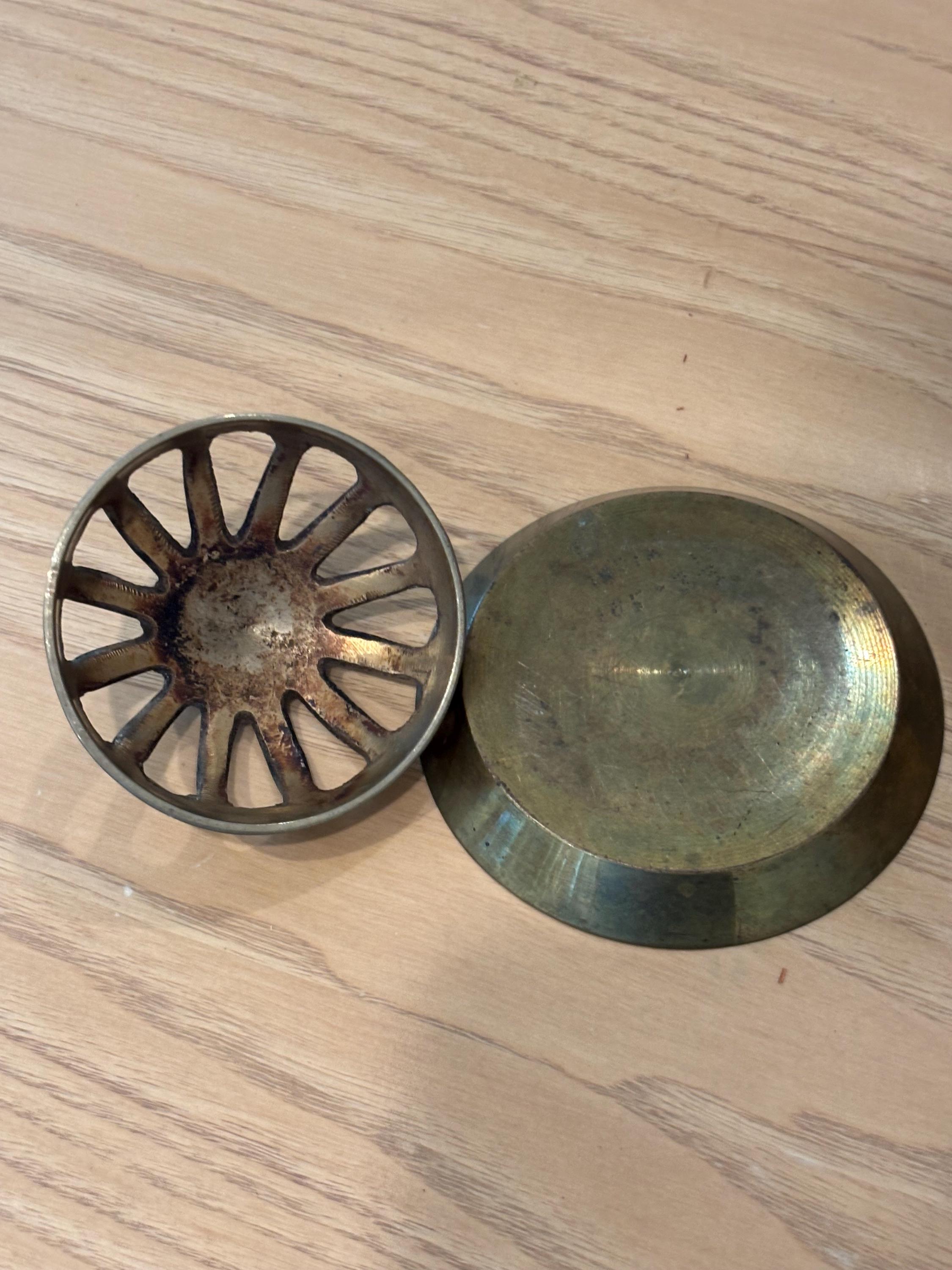 Vintage Brass Inscence Holder Burner - Etsy