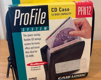 Case Logic ProFile CD wallet - 12 disc sleeves