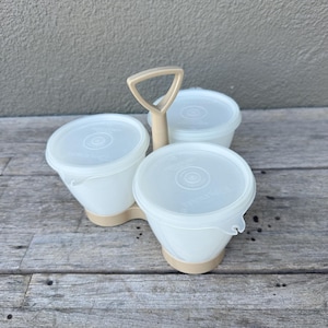 Vintage Tupperware condiment, relish caddy