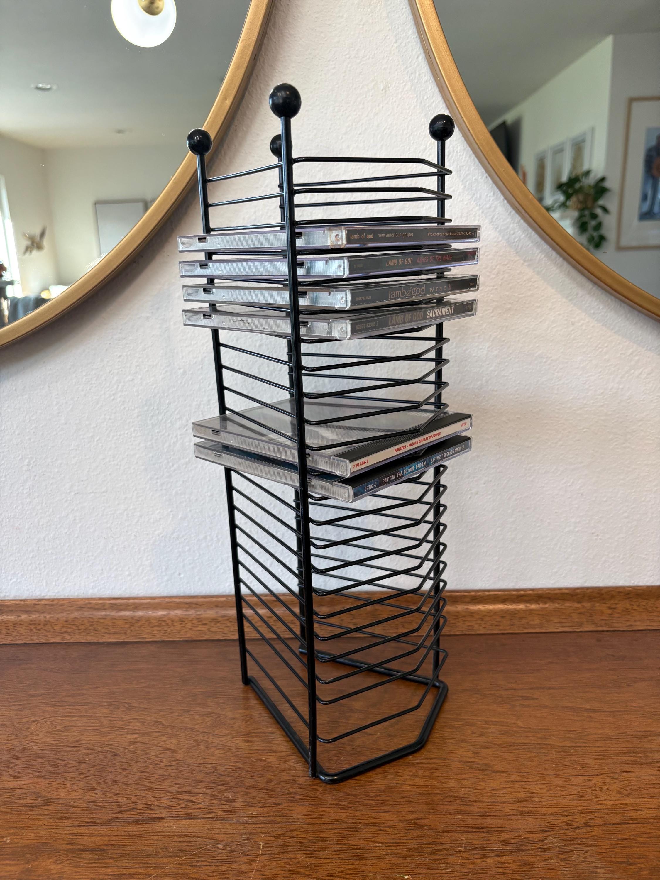 Vintage Wire Cd Rack - Etsy
