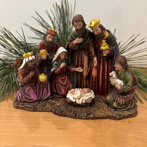 Old World Resin Nativity Scene