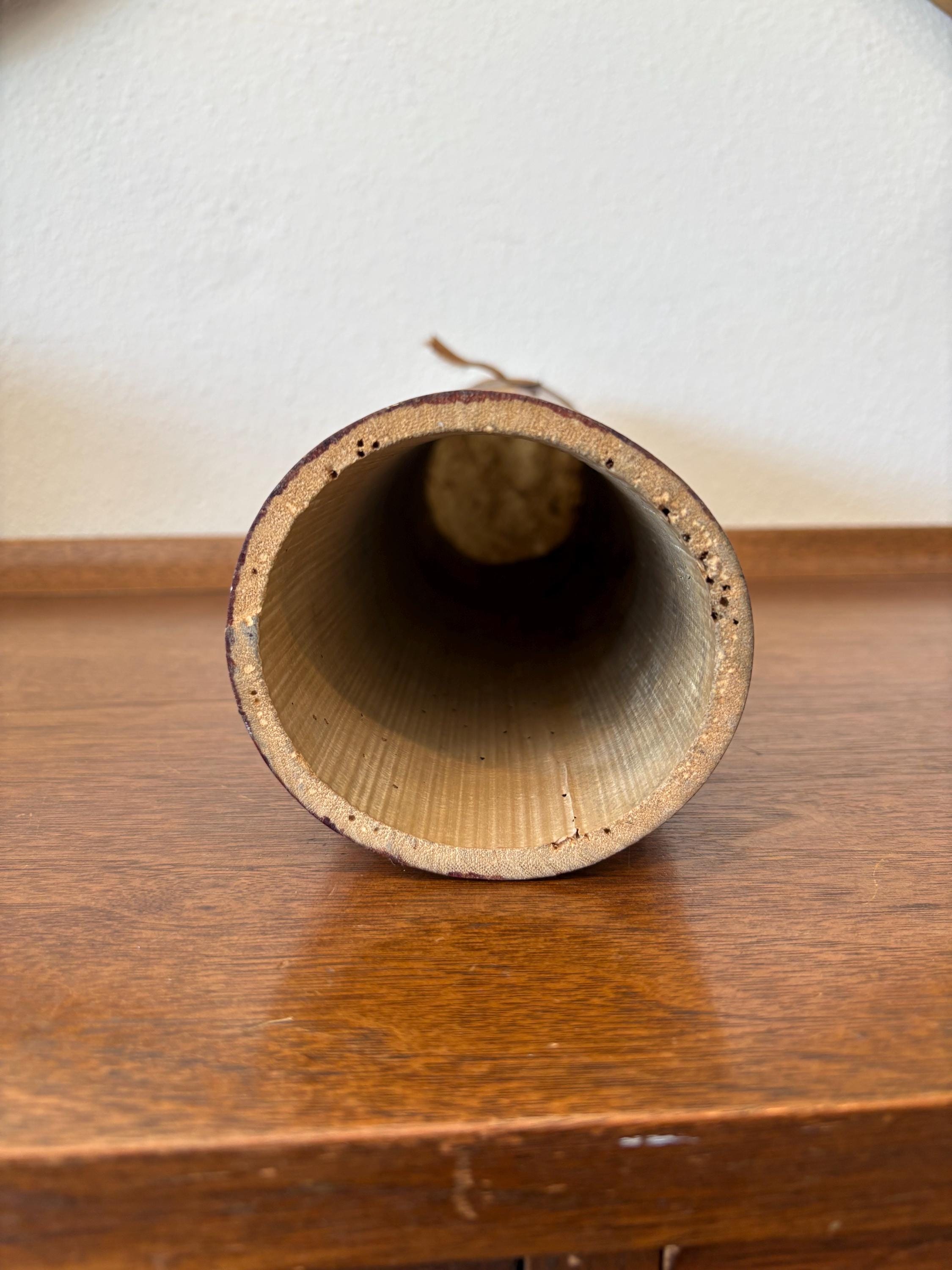 ヴィンテージの手作り竹スリットドラム - Etsy 日本