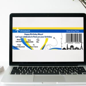 Boarding Pass Geschenk vonRryanair