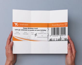 Easyjet Boarding Pass gift