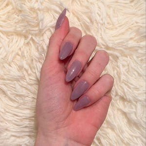 Lavender Haze Press-On Nails: Handmade, Reusable, Soft Girl Glam