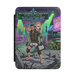 Kindle Case Dungeon Crawler Carl Inspired 7" Case with Integrated Strap