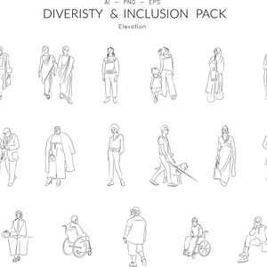 Diversity & Inclusion Vector People – Inclusive Character Illustrations ...