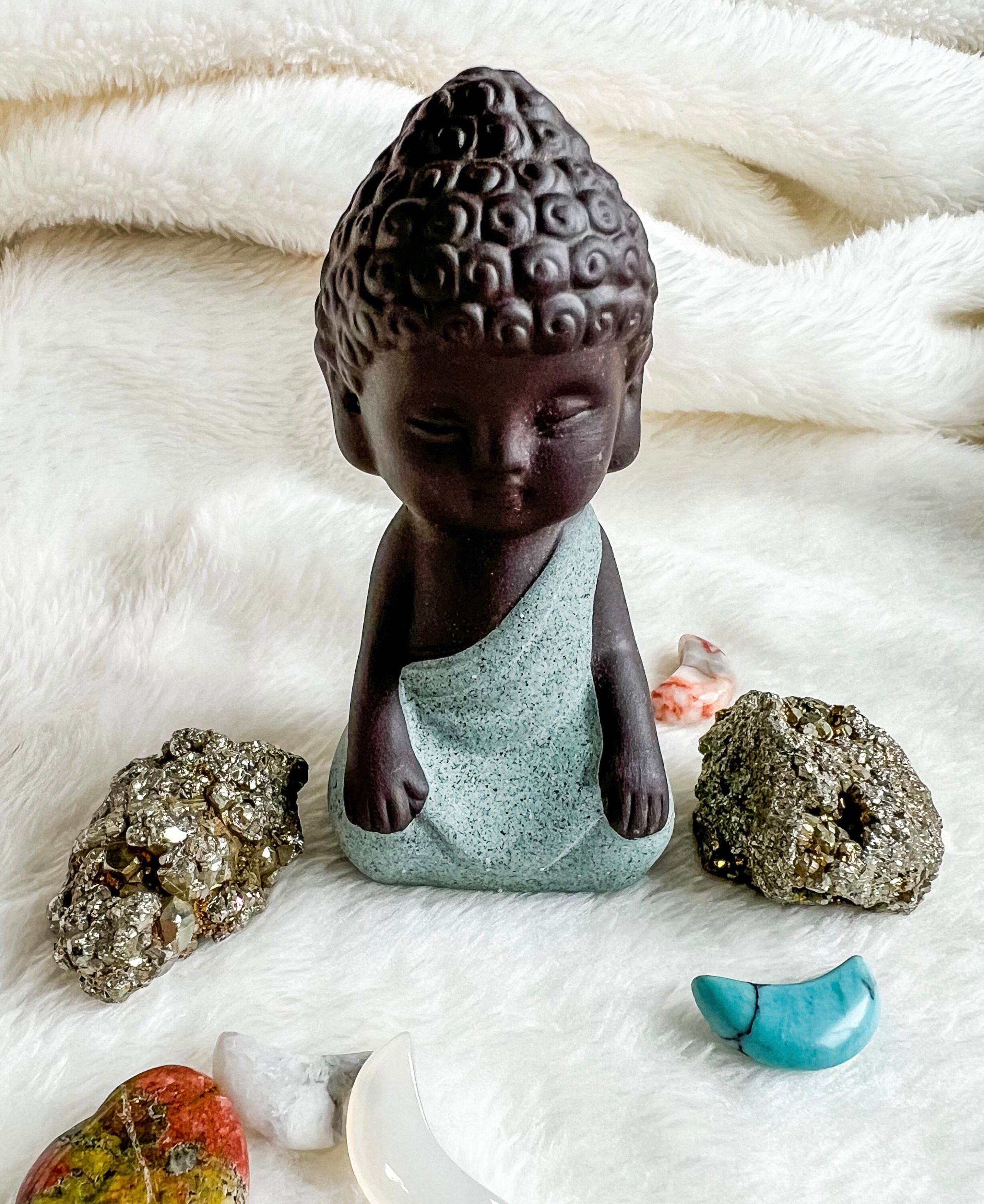 Ceramic Mini Buddha - Etsy