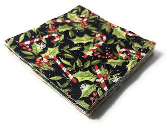 36 - 5" x 5" Squares 18 Assorted 100% Cotton Holiday Prints Stash Builder