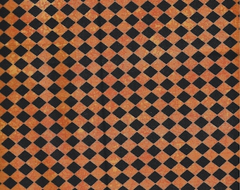 Marcus Orange Black Diamond Cotton Yard (36" x 44")