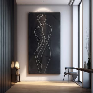 Black White Abstract Painting Black White Texture Abstract Painting Black White Minimalist Wall Art Canvas Art Extra Large Wall Art