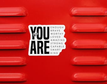 You are Magnet, Wohlfühlmagnet, Inspirational Magnet, Motivational Magnet, Vinyl Magnet, Kühlschrankmagnet, Locker Magnet