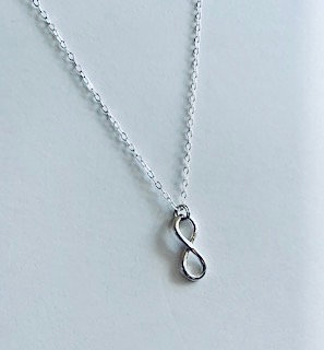 A Little Infinity Sterling Silver Necklace Simple - Etsy