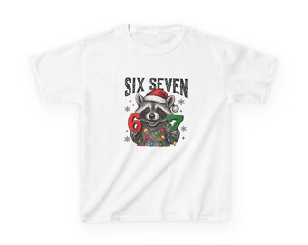 Raccoon 6  7 Christmas design Kids Heavy Cotton™ Tee