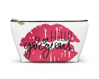 Hello Gorgeous Saszetka na akcesoria z nadrukiem ust