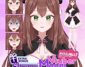 Eigenes VTuber Model Live2D Order | Anime Kunst | Vtuber Zubehör | Vtuber Modell männlich & weiblich | Vtuber Model Kommision