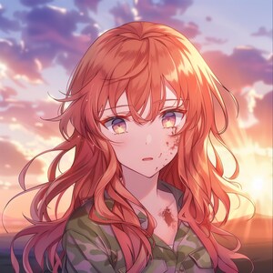 Anime Art Commission, Original Character, Anime Character, digital illustration anime style, art commission portrait