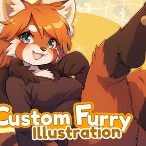 Furry Commission Art, Custom Furry Illustration, Anime Furry Profile Picture, Furry Icon Sketch, Fursona Commission, Anime Furry
