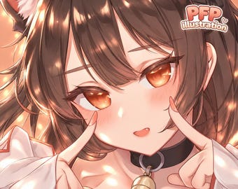 Custom Commission Anime Art for PFP Twitch or Discord (Digital Illustration)